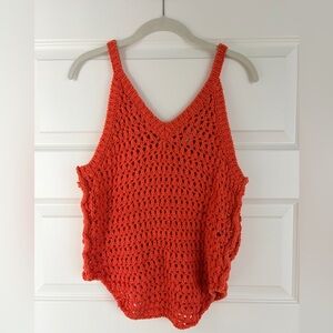 Free People Crochet Coverup Top